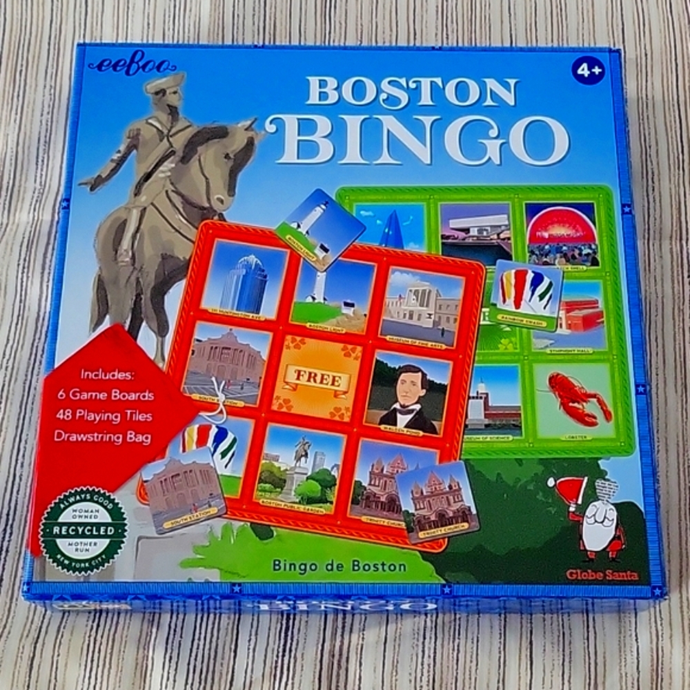 EEFOO BOSTON BINGO Game Board